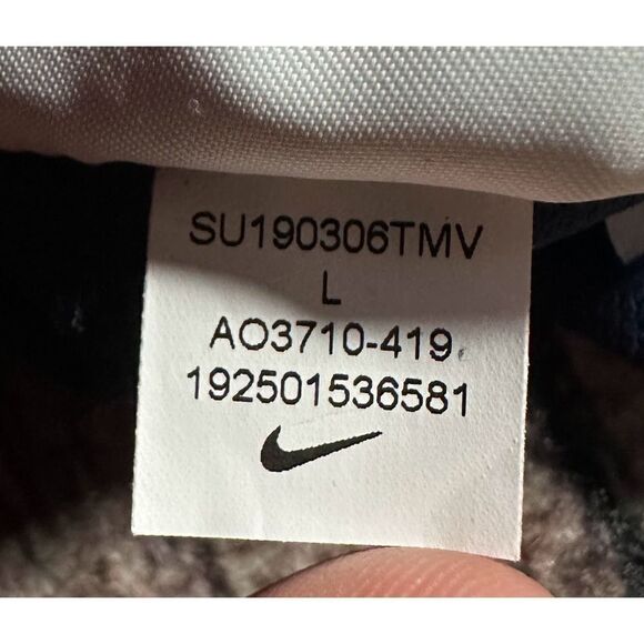 Nike Dri Fit On Field Blue Orange Denver Broncos Polo Shirt Men's Large Dri-Fit - Picture 12 of 12